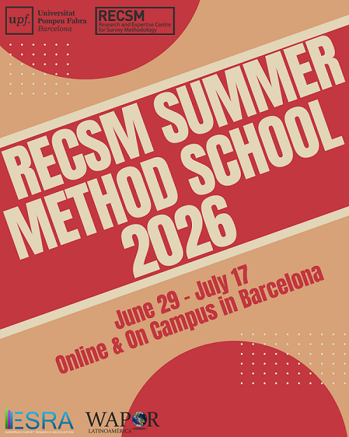 AECPA_'s tweet photo. 👩‍🎓 Nueva oportunidad de formación que ofrece la Universidad Pompeu Fabra: el RECSM organiza su 13ª Summer Methods School.

📆 Del 29 de junio al 17 de julio de 2026, presencial o en línea.

➡️ https://t.co/M7B2qbI4R5 https://t.co/3xbX2fh4Au