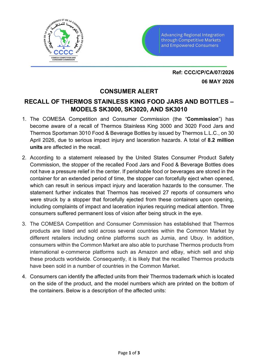 COMESA Competition & Consumer Commission tweet media