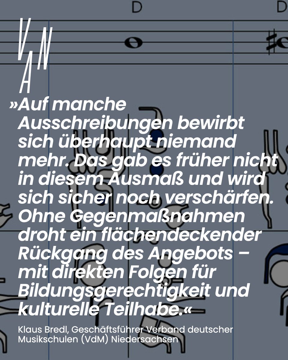 An vielen Musikschulen fehlt Personal, die Kommunen stehen finanziell unter Druck, die Länder wollen nicht einspringen. Wie geht es weiter mit der musikalischen Bildung in Deutschland? Ein Bericht von Merle Krafeld van-magazin.de/mag/musikschul…