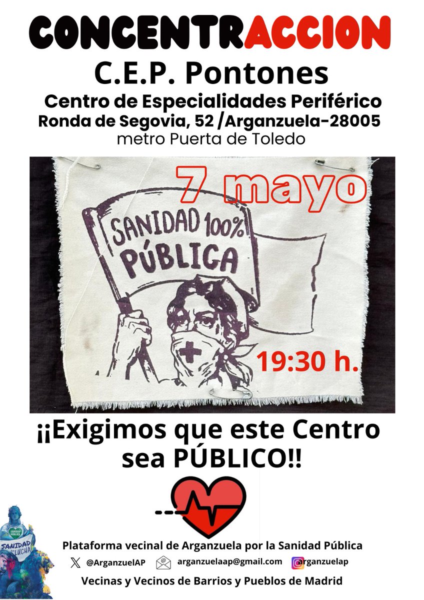 PlataformArganzuela por AP y SUAP tweet media