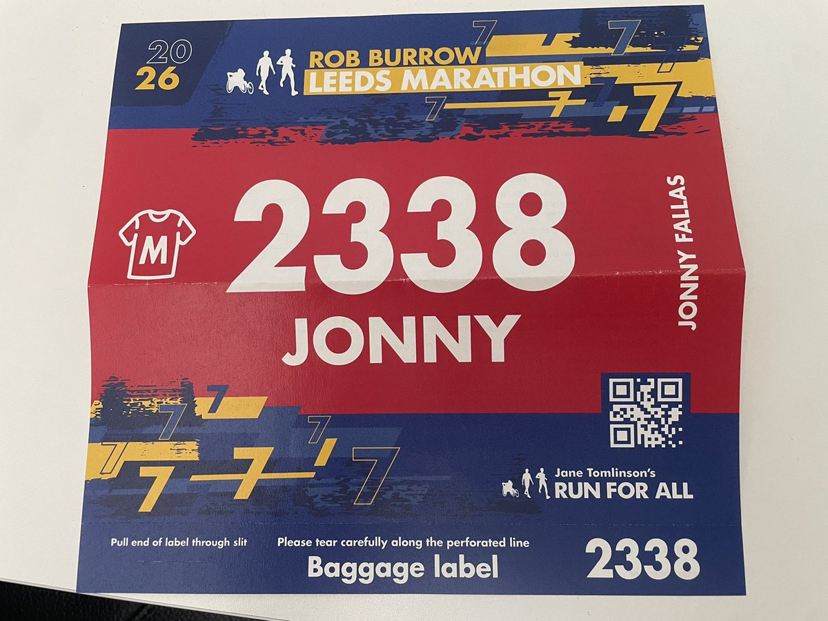 jonnyfallas's tweet photo. On Sunday I am running the Rob Burrow Leeds Marathon.
I am not actually running for a charity but could consider a donation to @LDShospcharity a great organisation.
I ll be proudly wearing my Leeds Hospital Running top 

https://t.co/lbClRI2uCA https://t.co/B7Uzmb63yY