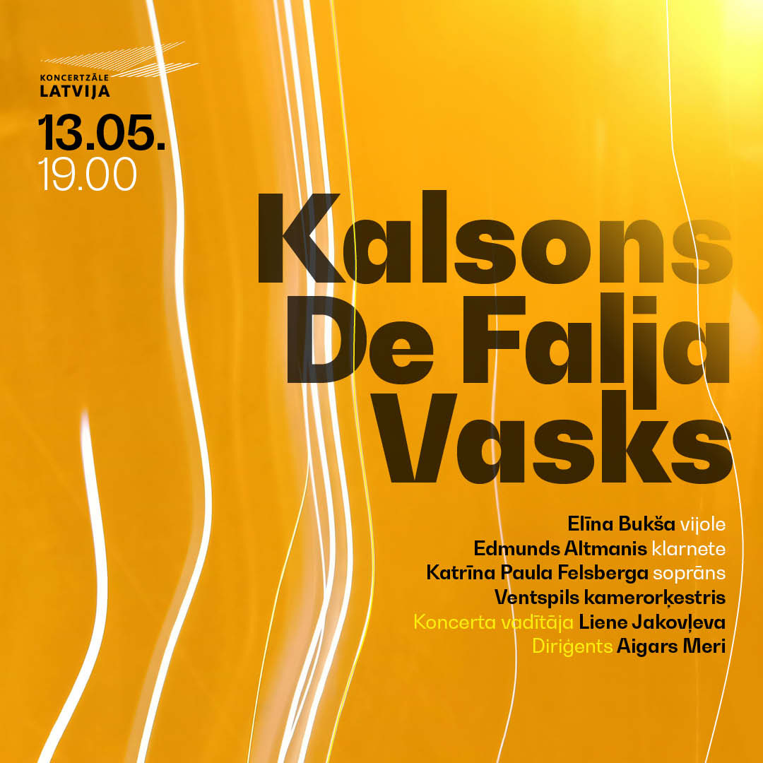 KFilharmonija's tweet photo. 3 lieliski koncerti koncertzālē LATVIJA maijā:
◽️Kalsons, De Falja un Vasks
◽️Ziemeļu stāsti vokālajā mūzikā
◽️Krista Auznieka darba “Bezgalīgi mirdzošs ceļš” pirmatskaņojums @sinfoniettariga sezonas noslēguma koncertā ar vijolnieka Marka Buškova dalību!
https://t.co/IhRZ1ZljQ9 https://t.co/1aeIbRPdKG