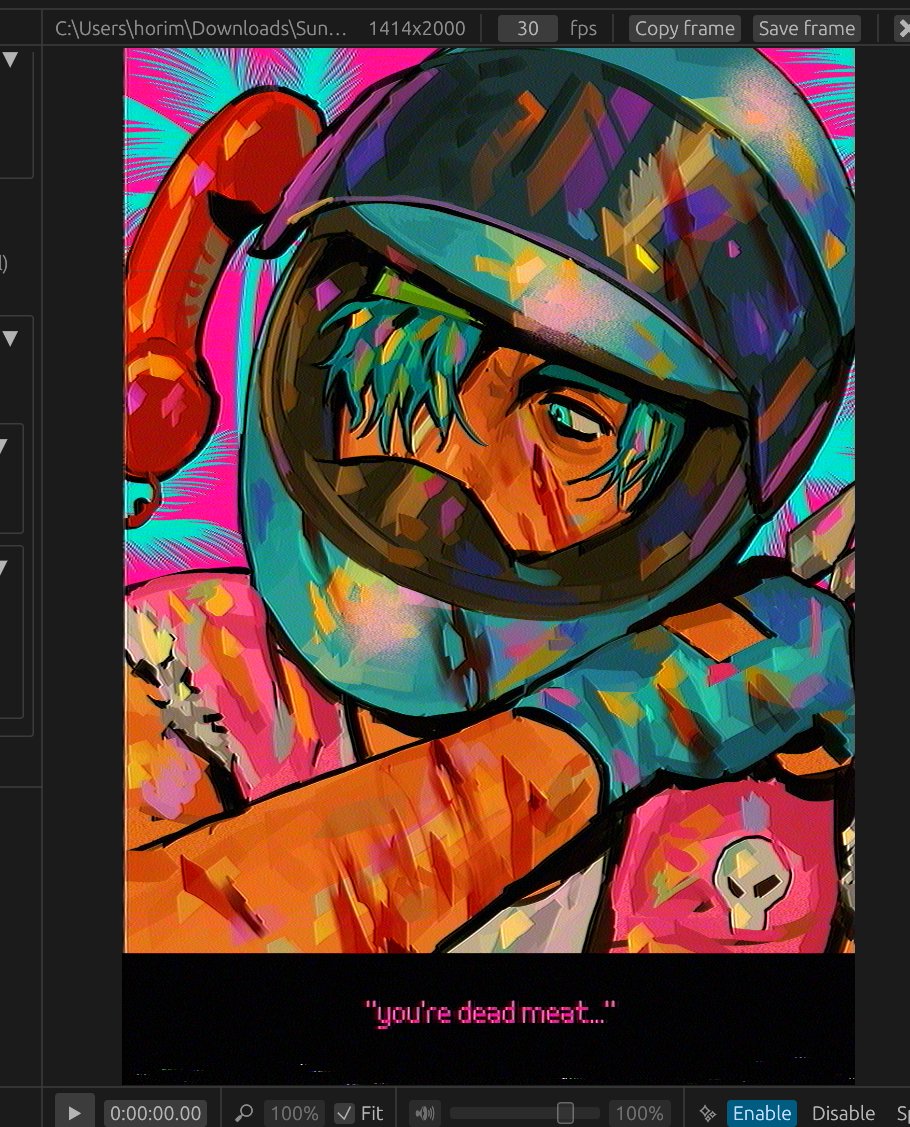 biker for the zine !!!!! #hlm