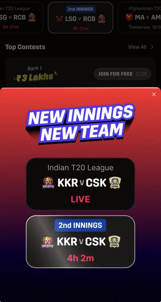Fantasy Cricket Pro 🏏 (Viren Hemrajani) tweet media