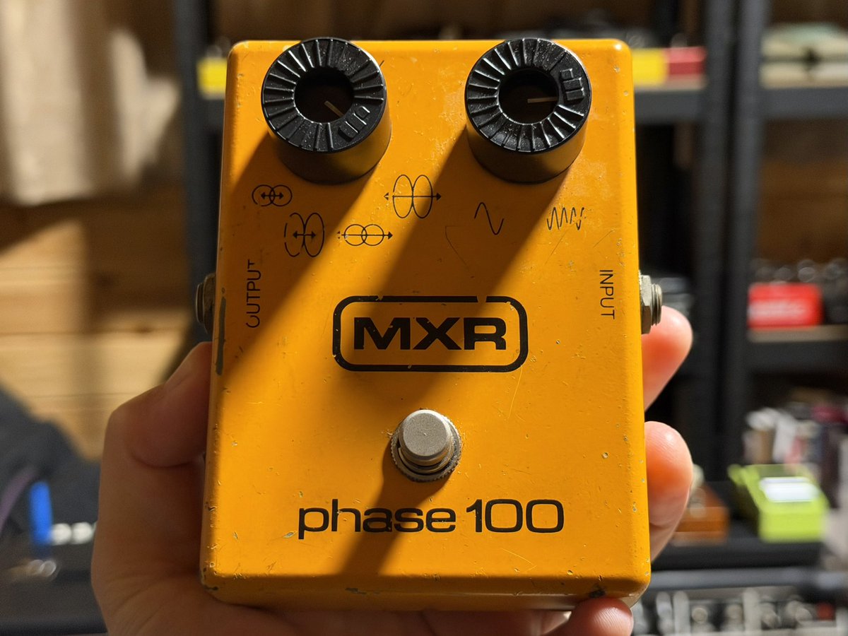 贈り物④ MXR Phase 100 Block Logo おそらく70年代後半のもの