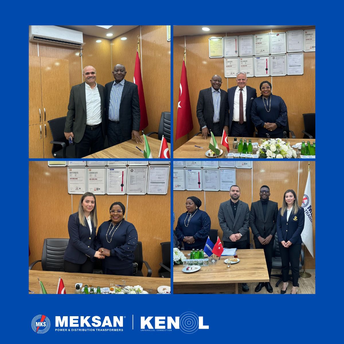 meksantrafo's tweet photo. Meksan Transformer olarak, Nijerya’da Kenol ile başlattığımız stratejik iş birliğini gururla duyuruyoruz.
#MeksanTransformer #Kenol #GlobalGrowth #SustainableGrowth #EnergySector #PowerSolutions https://t.co/mBibuQbgL6