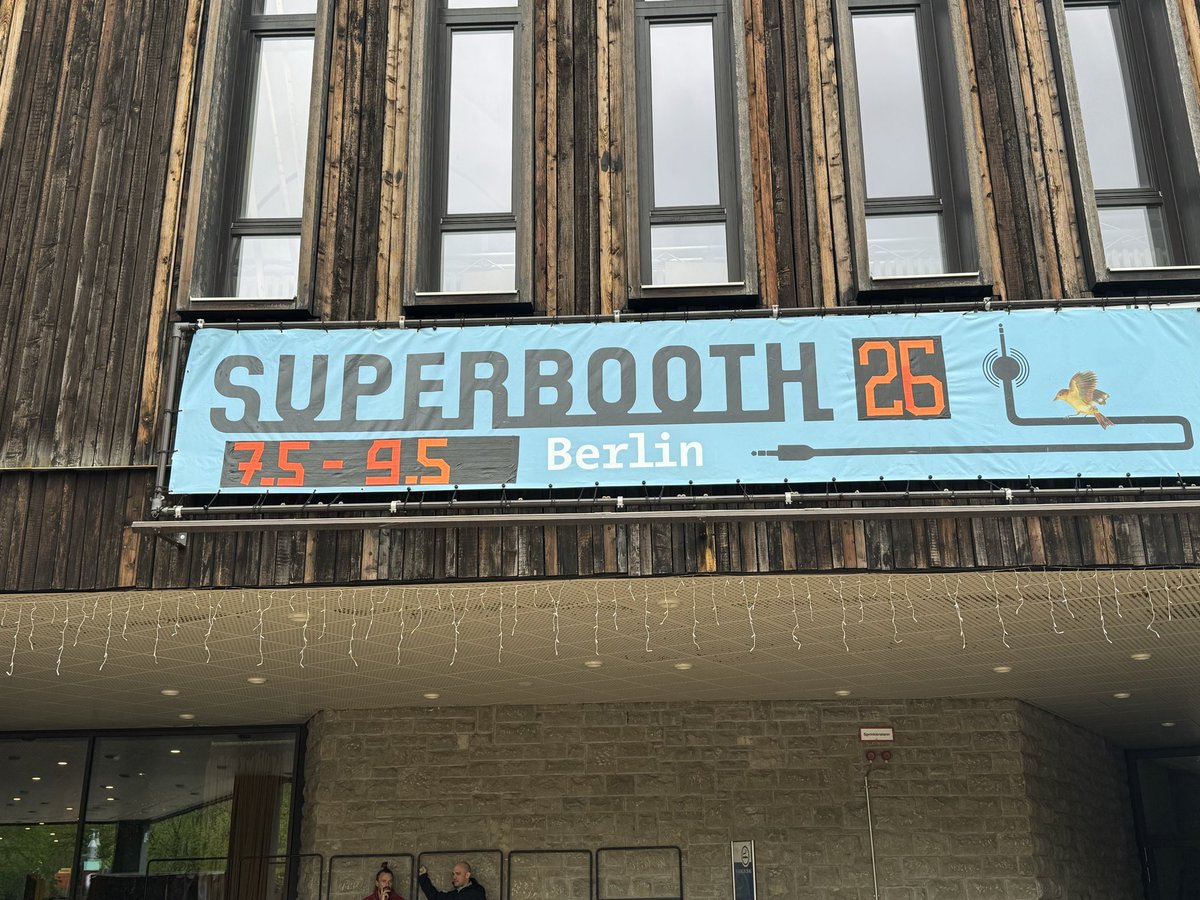 Superbooth2026に来ました！