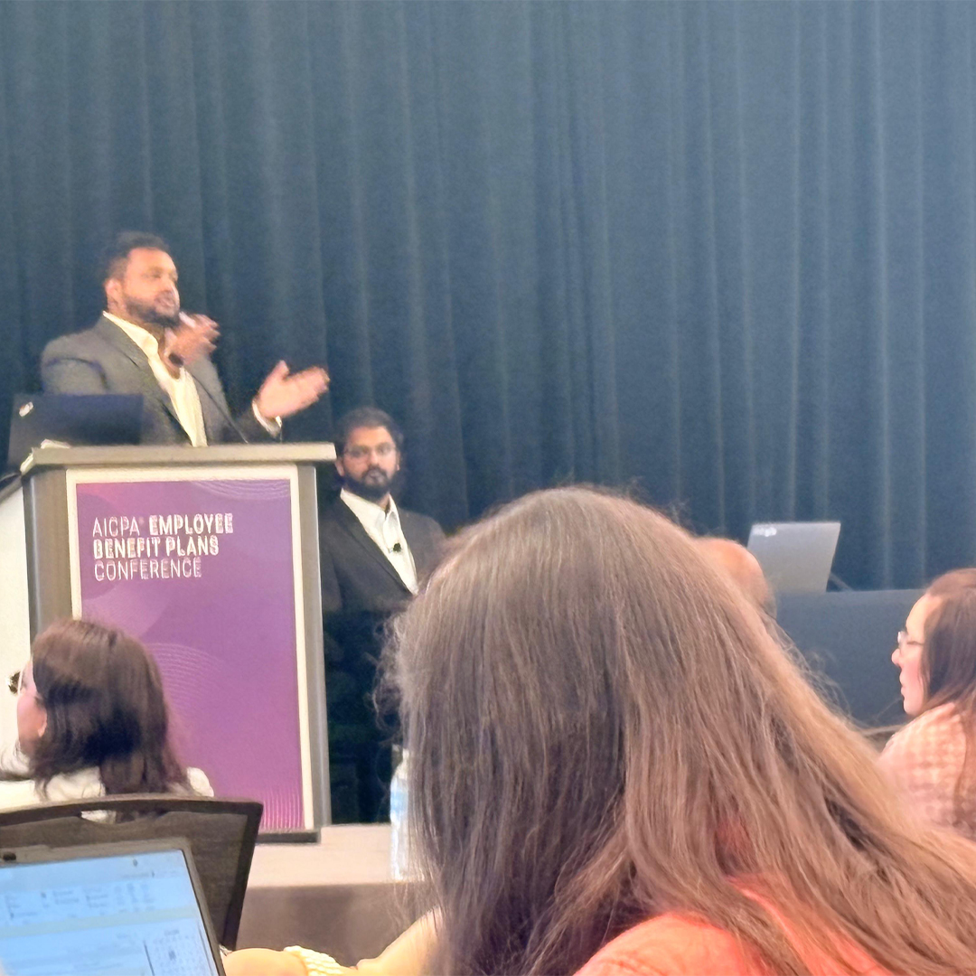 BCTCGlobal's tweet photo. Day 2 at #AICPAEBP Conference 2026
Today’s conversations focused on a major shift in EBP audits.

The goal? Better visibility, consistency and audit quality - while keeping auditor judgment at the center.

This is the shift Radar360 is built for: https://t.co/IxD9Z99CDr

#EBP2026 https://t.co/Y7B2IQ5rQT