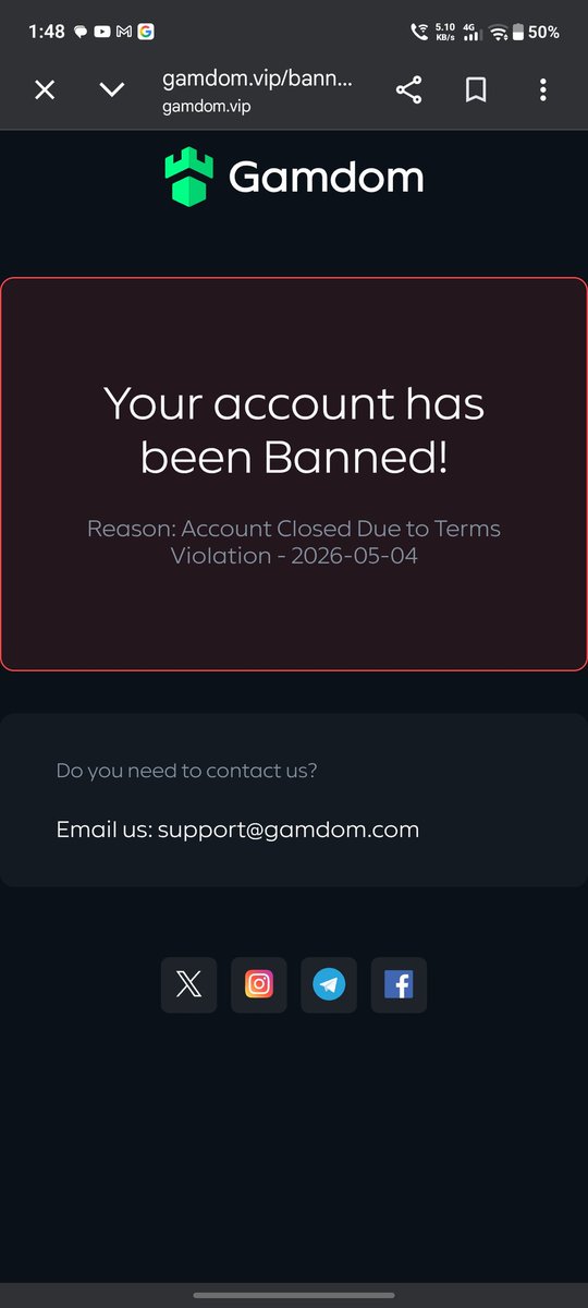 AbuSayed242296's tweet photo. @NarolaDhru10997 @GamdomIND Mera bhi same huwa tha withdrawal nahi de rehe the fir ID ban kar diya... 270$ the mere Ab tu to gaya 😂😂🤣 https://t.co/GWJKr2G4s1