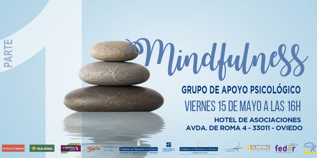 chy_spa's tweet photo. Os informamos que el viernes 15 de mayo, tendrá lugar el Grupo de Apoyo “Mindfulness” (primera parte), de 16:00h a 18:00h en la Sala Polivalente-Hotel de Asociaciones COCEMFE, Avda. De Roma, n.º 4. Oviedo.
¡Os esperamos! https://t.co/h9Hw7nXEsP
