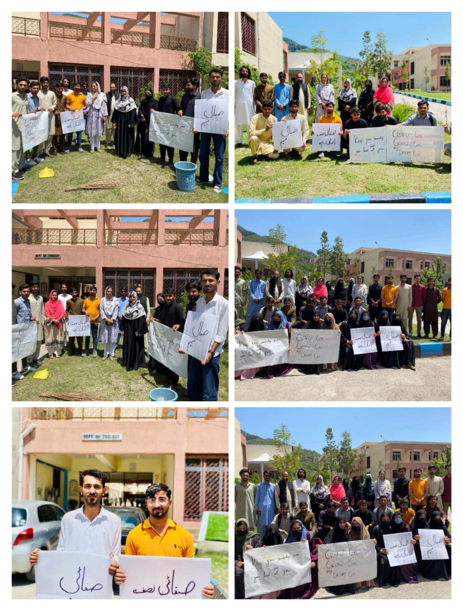 UAJK_Official's tweet photo. As part of #CleanlinessWeek at @UAJK_Official, the Dept of Zoology organized a cleanliness campaign with active participation of faculty and students, promoting environmental responsibility, sanitation awareness, and sustainable campus practices. 🌿#UAJK #DepartmentOfZoology https://t.co/DTLKnvlhUo
