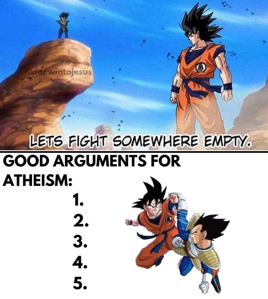 Darwin to Jesus tweet media