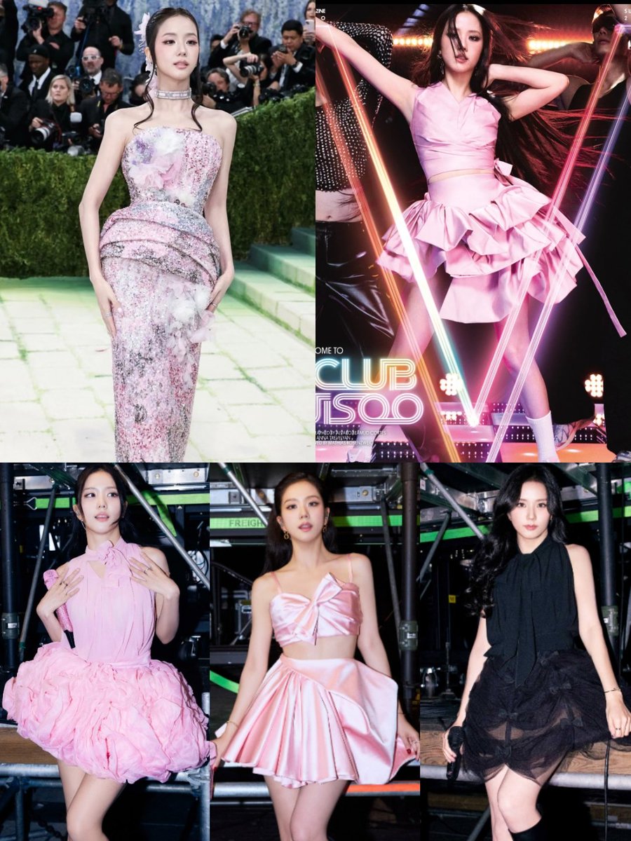 5 custom <a href="/Dior/">Dior</a> looks designed by Jonathan Anderson for #JISOO over the past 9 months.
