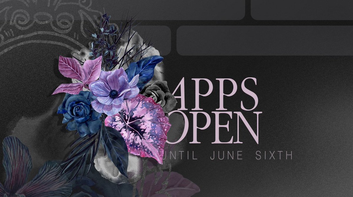 the time has arrived! ⚔️🕯️

applications for nocturne are officially open! they will remain open until june 6 at 11:59 PM ET

links and more info below...

{ #varflins #varka #flins }