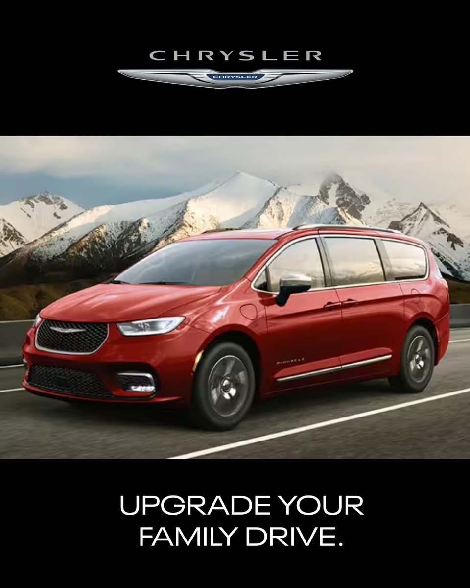 Upgrade your family adventures with the 2026 Chrysler Pacifica Hybrid, the minivan that thinks smarter!

Experience hybrid power today!