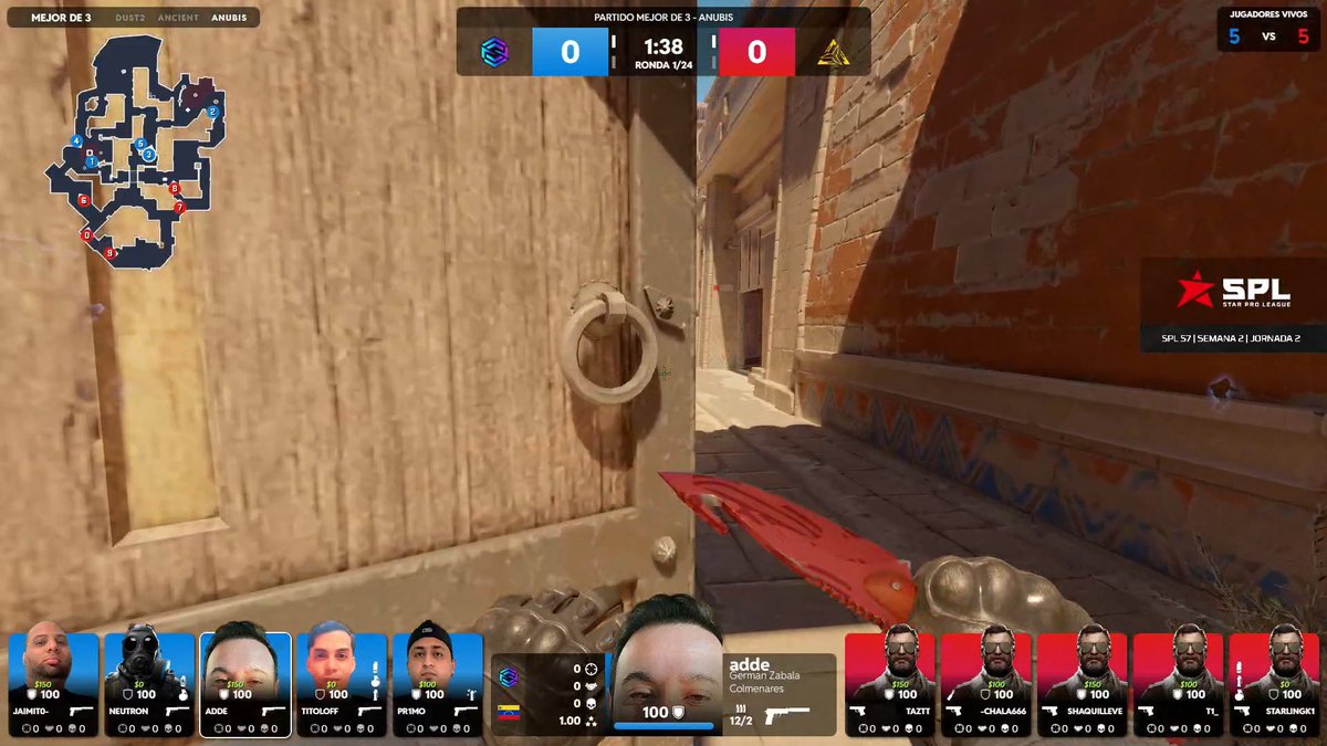 LGAplay's tweet photo. SKZ 1-1 APG | ¡FINAL DE SERIE! 💥

¡ANUBIS será el escenario final que nos revelará al GANADOR entre @SkillzTeamVe y @AlphaGamingVzla! 👊

🎙: @smoke_caster &amp; @MrTavoHD 
▶ https://t.co/l4v7OEqRHT

#StarProLeagueT7 https://t.co/g4grU03ISc