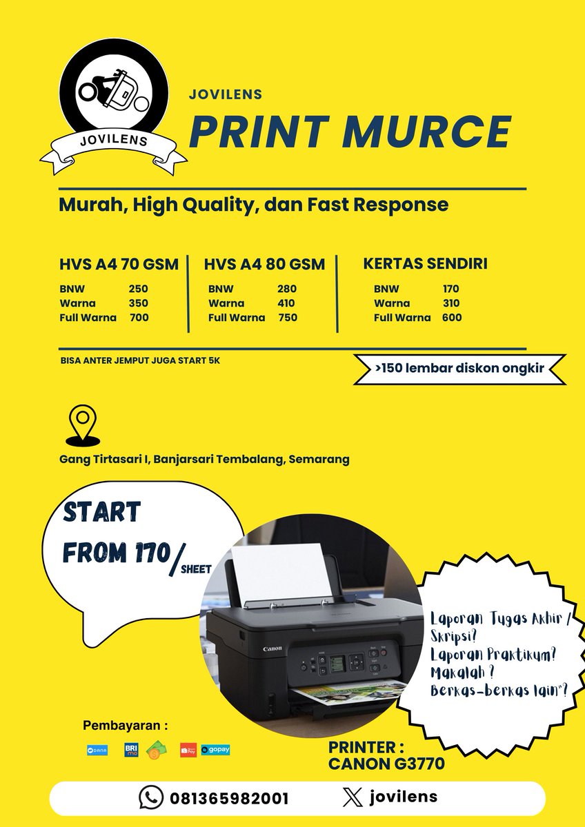 JASA PRINT MURAH TEMCY tweet media