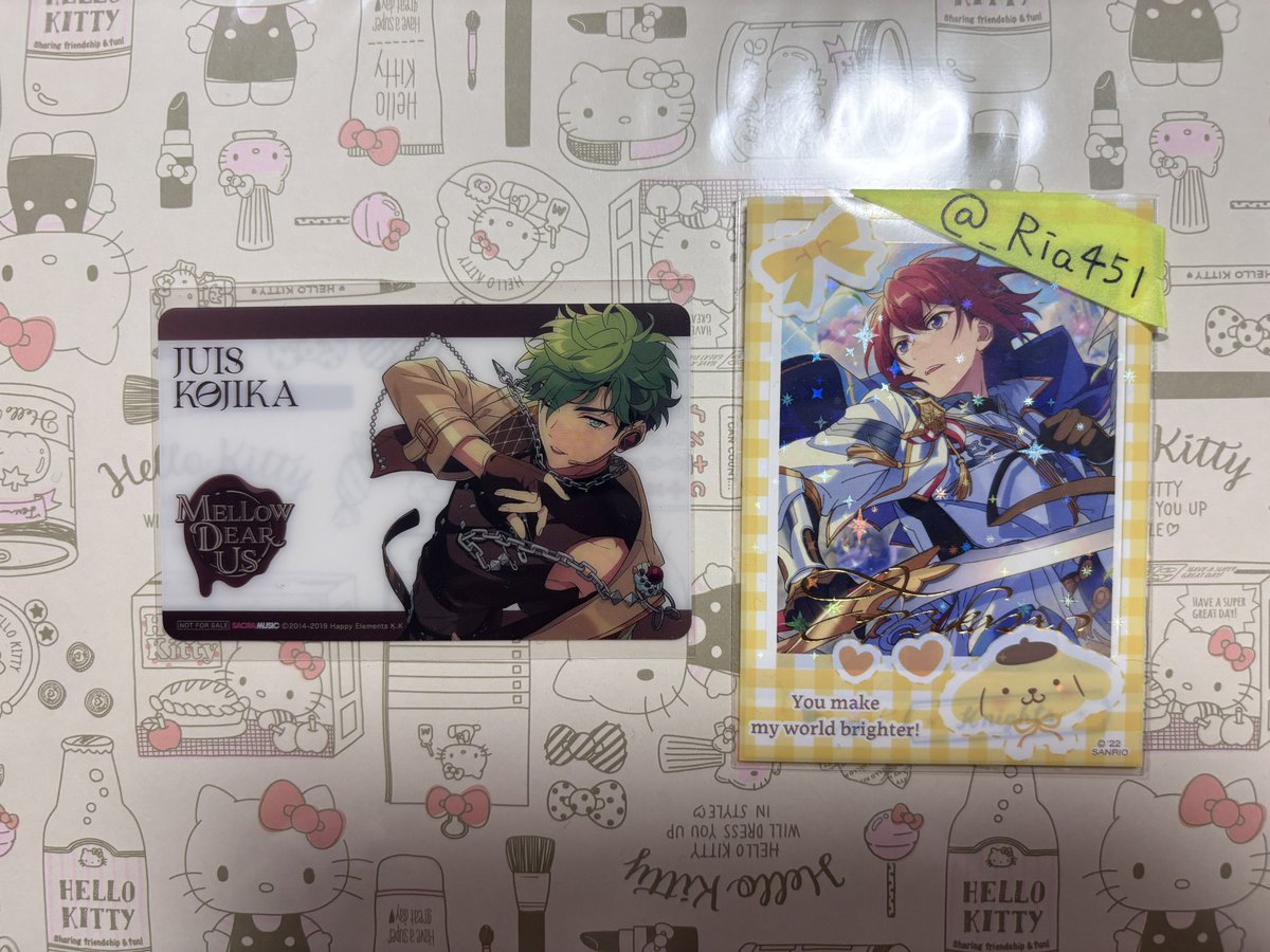 _Ria451's tweet photo. 【交換】あんスタ MELLOW DEAR US メロアス アルバム特典 クリアカード

譲）ジュイス

求）舞珠

＊郵送(ミニレター) or 5/15幕張・7/12横浜手渡し

検索からでもお気軽にお声かけください。 https://t.co/52evIbhBw7