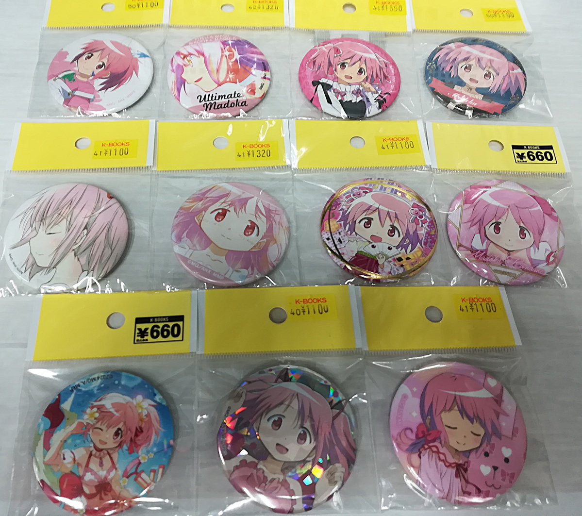 入荷情報】 #魔法少女まどかマギカ 鹿目まどかの等身缶バッジが各種