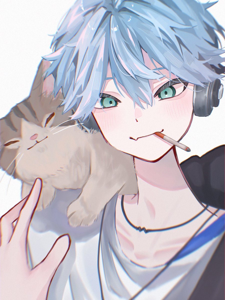 音子ちゃんとにんげん🚬 #ミラティブ #ミラティブ配信者 #イラスト
