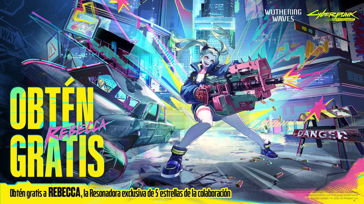 Digan lo que digan, actualmente Wuthering Waves es el mejor juego gacha del mercado. No podrá ser el más popular pero es el mejor.
Llega la colaboración con Cyberpunk y tenemos personaje gratis.