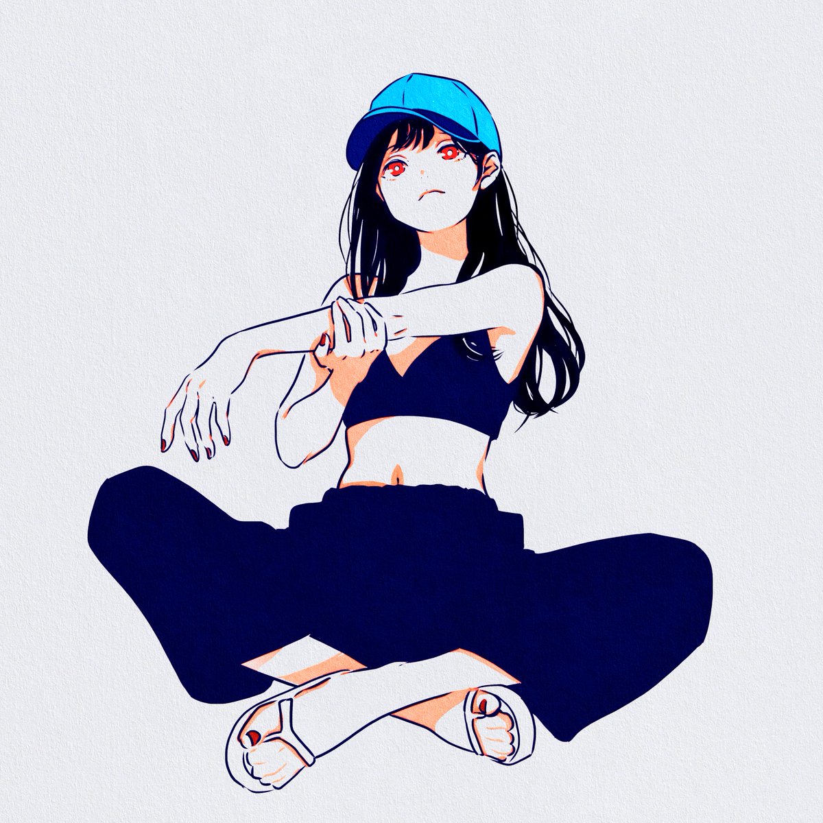左⬅️ 2年前のイラスト 右➡️ 最近のイラスト どっちが良いですか