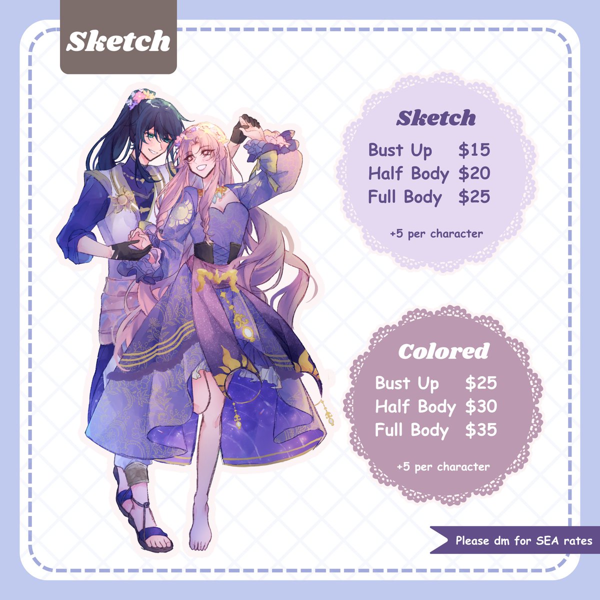 ellichuuu's tweet photo. ART COMMS OPEN‼️likes and shares are appreciated
please feel free to dm to inquire 🙂‍↕️ my carrd/vgen is also linked in bio. i'll be opening 3 slots for now https://t.co/21QzhoP89O