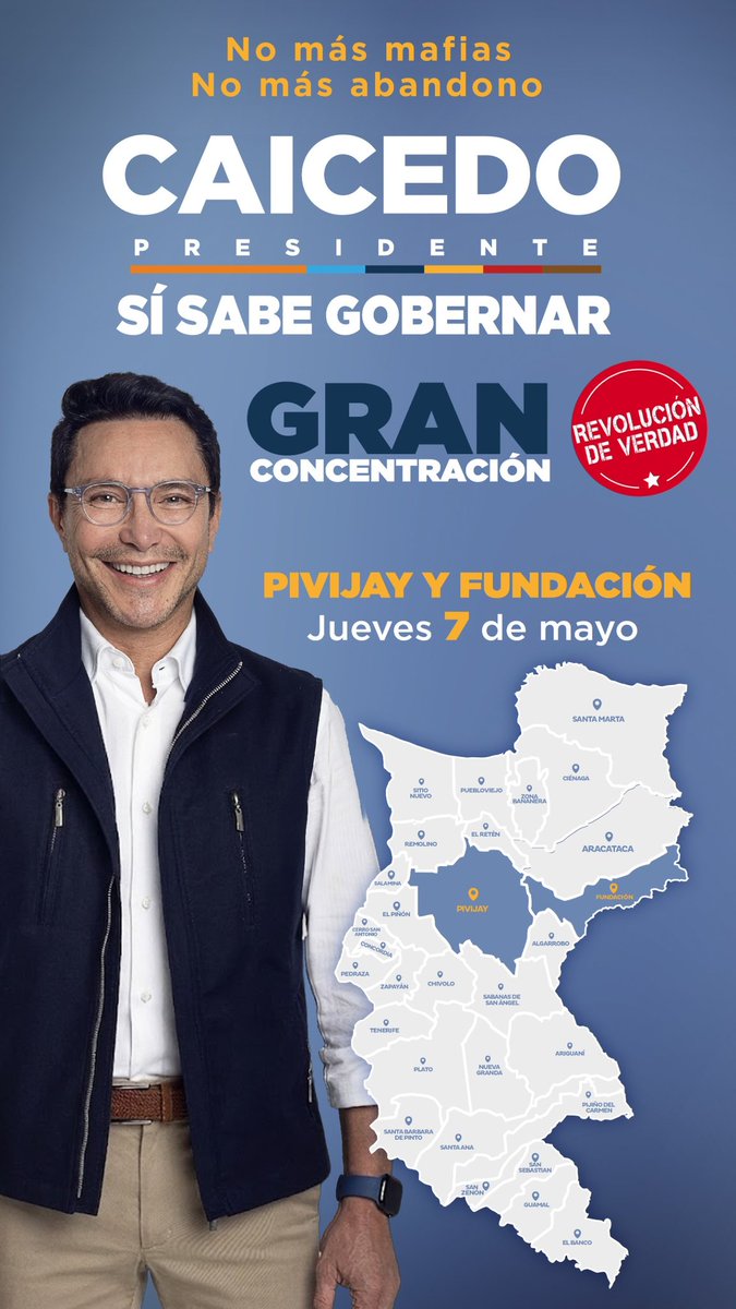 Llegó tu momento de escuchar las propuestas del Candidato Presidencial Carlos Eduardo Caicedo Omar.