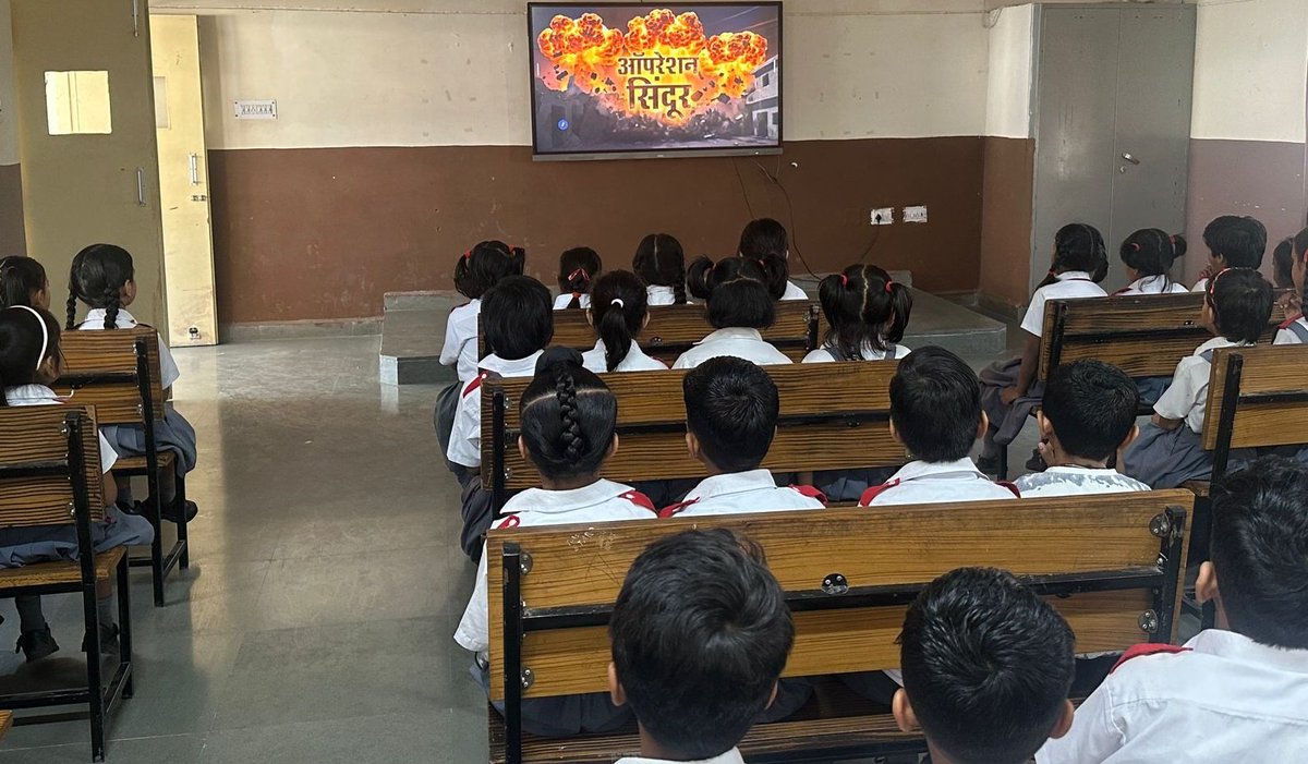 Our school marked one year of Operation Sindoor with patriotic zeal. Speeches, poetry &amp; a documentary honoured the bravery of the Indian Army. 🇮🇳 #OperationSindoor
<a href="/adgpi/">ADG PI - INDIAN ARMY</a> 
<a href="/ChetakCorps_IA/">Chetak Corps</a> 
<a href="/SWComd_IA/">SouthWesternCommand_IA</a> 
#AmoghDivision
<a href="/ArmyGanganagar/">Army Public School Sri Ganganagar</a>
#ForeverVictoriousBrigade