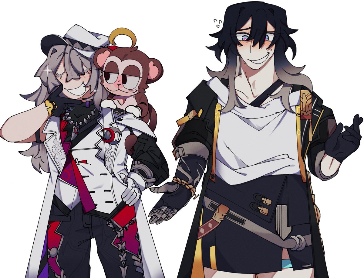 StrawValentine's tweet photo. They took over my brain (Clothing Swap because it's cute)
 #Ashveil #Stelle #AshStelle #不死星 https://t.co/7yZxKuFD1c