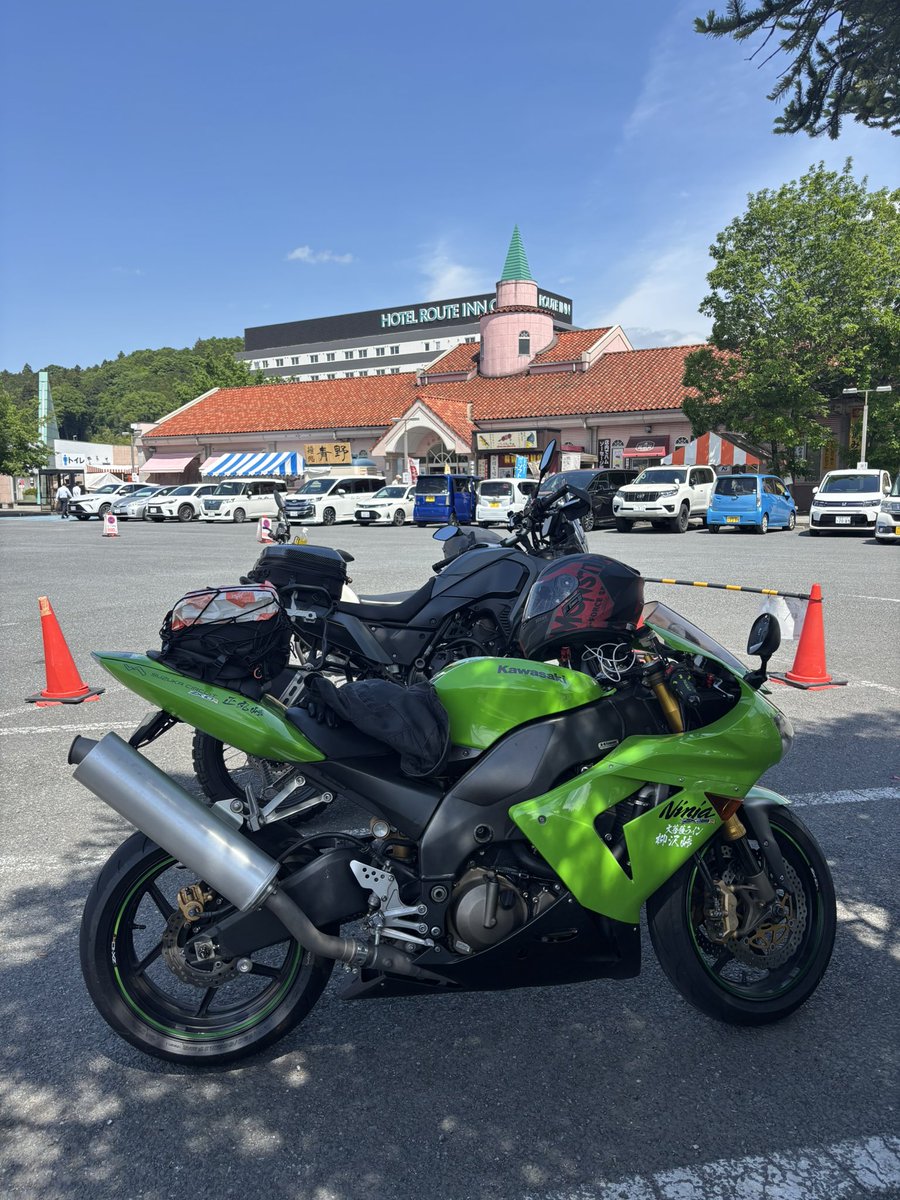 秩父に到着… 帰ってきたぁ…って気分になるけど、もうちょっと走る。 #ZX10R