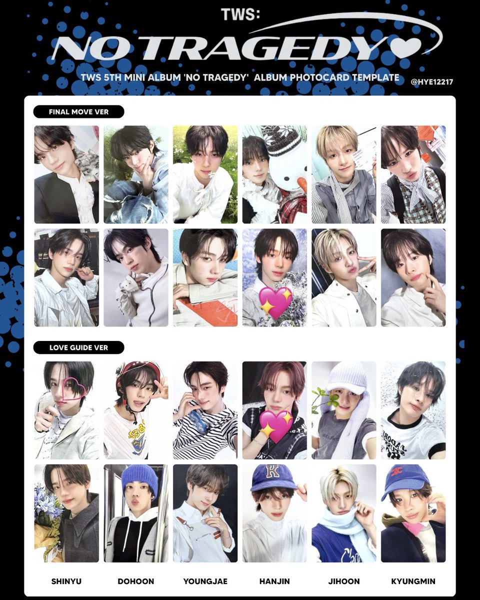 fimenyoung's tweet photo. TWS NO TRAGEDY weverse タワレコオンライン ラキドロ 特典 トレカ ユニット ステッカー 交換

【譲】画像1、2枚目✕以外

【求】画像3、4枚目ハンジン💖＞同種、異種(ケミトレカは🐺🐰、🐰🐣のみ)

8日kcon、9日kstyle手渡し希望です！
お気軽にお声掛けください！

 #TWS交換 https://t.co/0YSEM91tR2