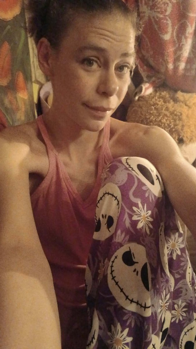 Got me some new jammy pants and I absolutely love them!!! They're so soft, purple, &amp; best part is they're Nightmare Before Christmas ❤️‍🔥❤️‍🔥❤️‍🔥