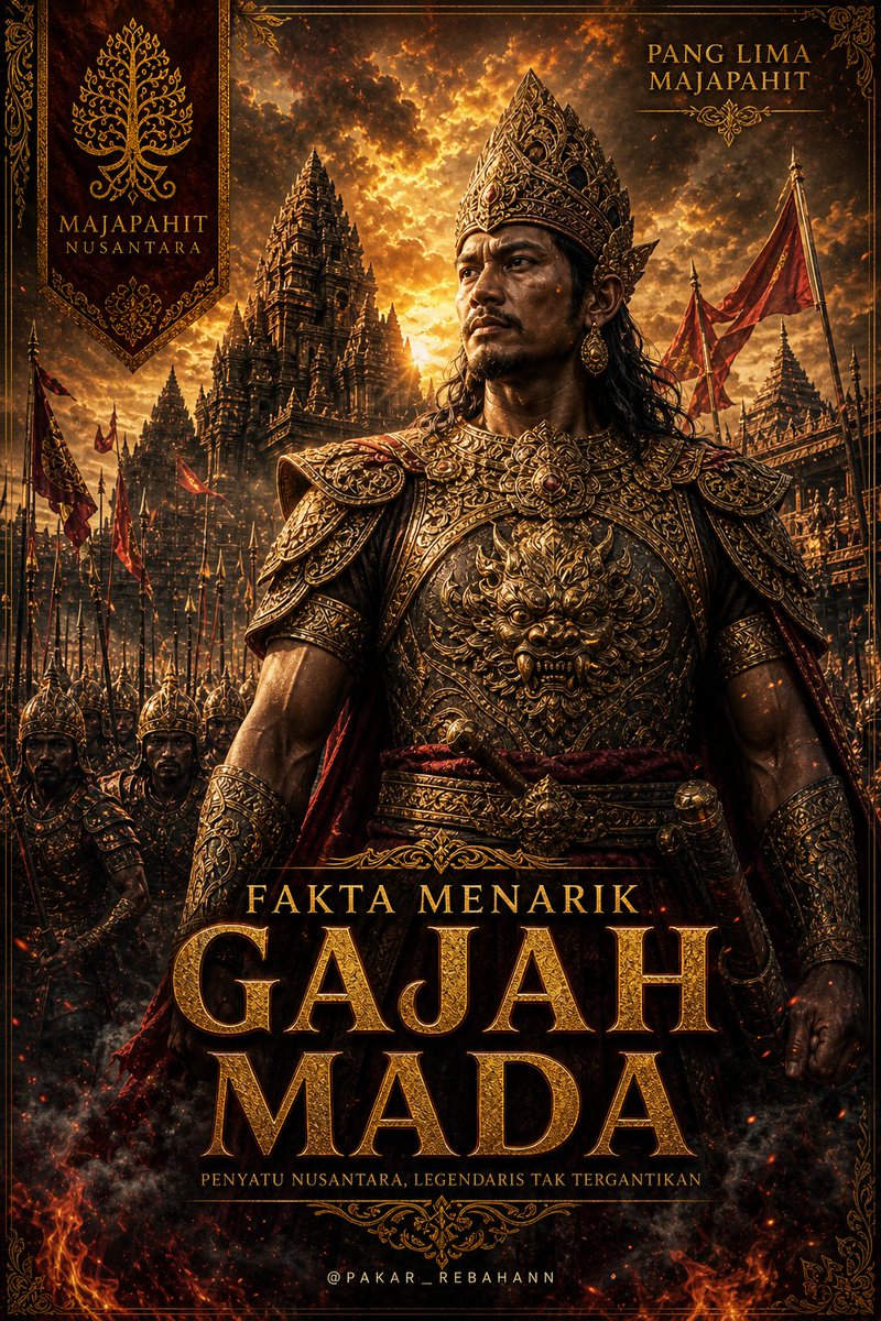Tahukah Kalian? 

Gajah Mada (sekitar 1290–1364) adalah Seorang Mahapatih Kerajaan Majapahit yang paling berpengaruh. Ia bukan tokoh dongeng atau mitos, melainkan figur sejarah yang tercatat secara langsung dalam sumber primer abad ke-14, Pararaton (Kitab Raja-raja),