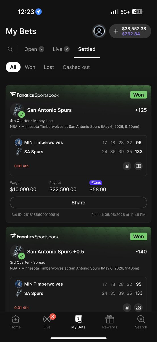400 bets tweet media