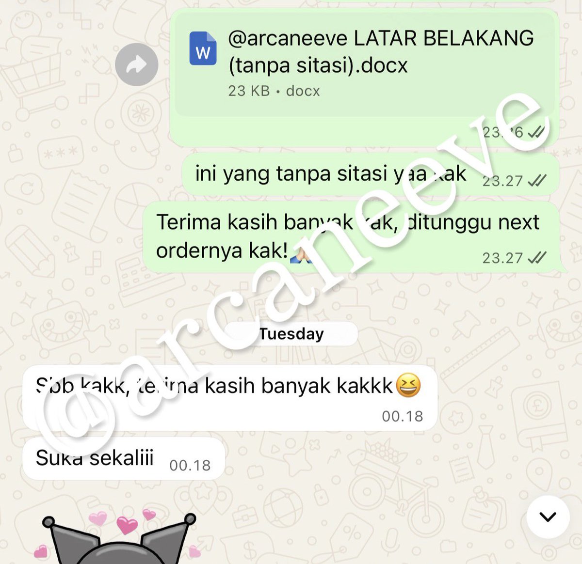 cane - joki tugas fk (WA only) tweet media