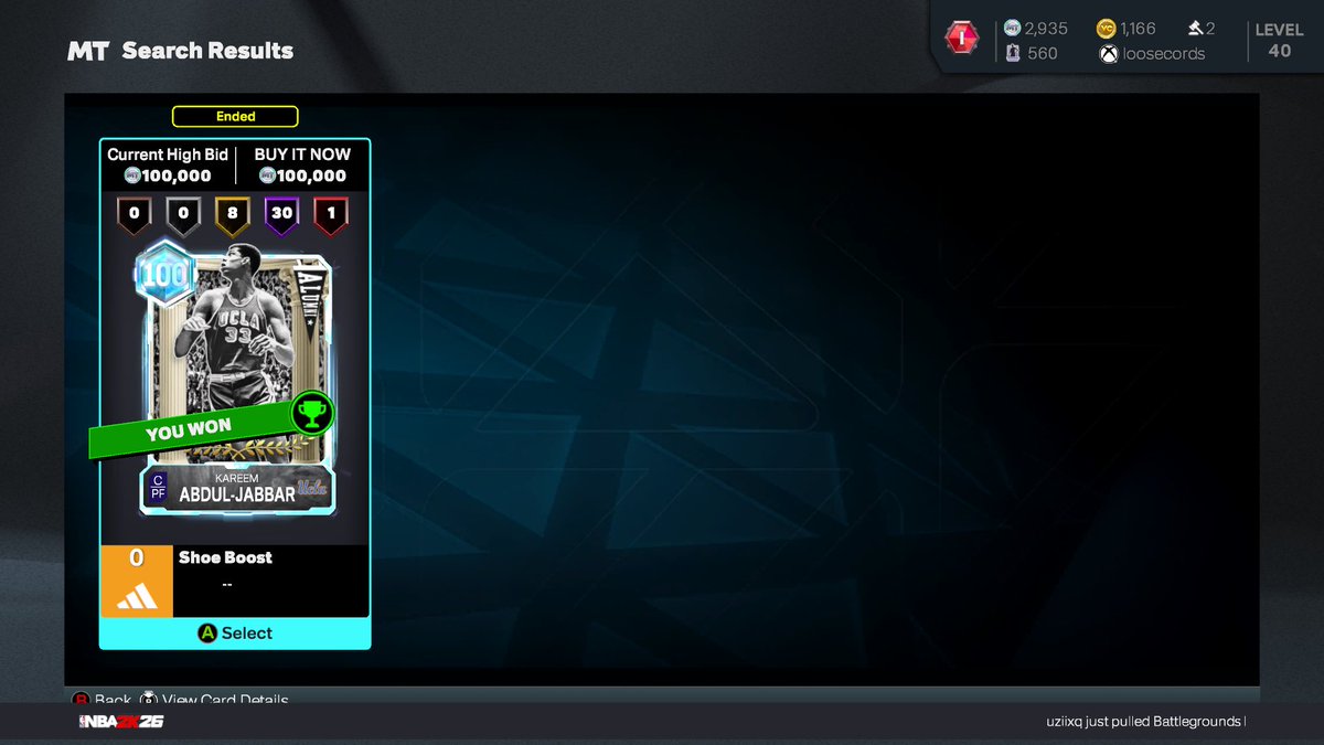 loosecords's tweet photo. None up…how much u think I get for him? @NBA2KMyTEAM https://t.co/ub3ZpItAdA