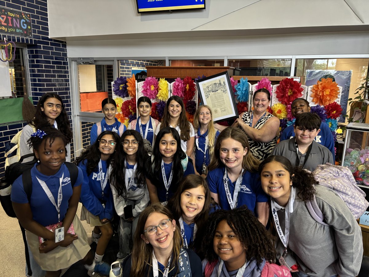 Pin Oak MS Library tweet media