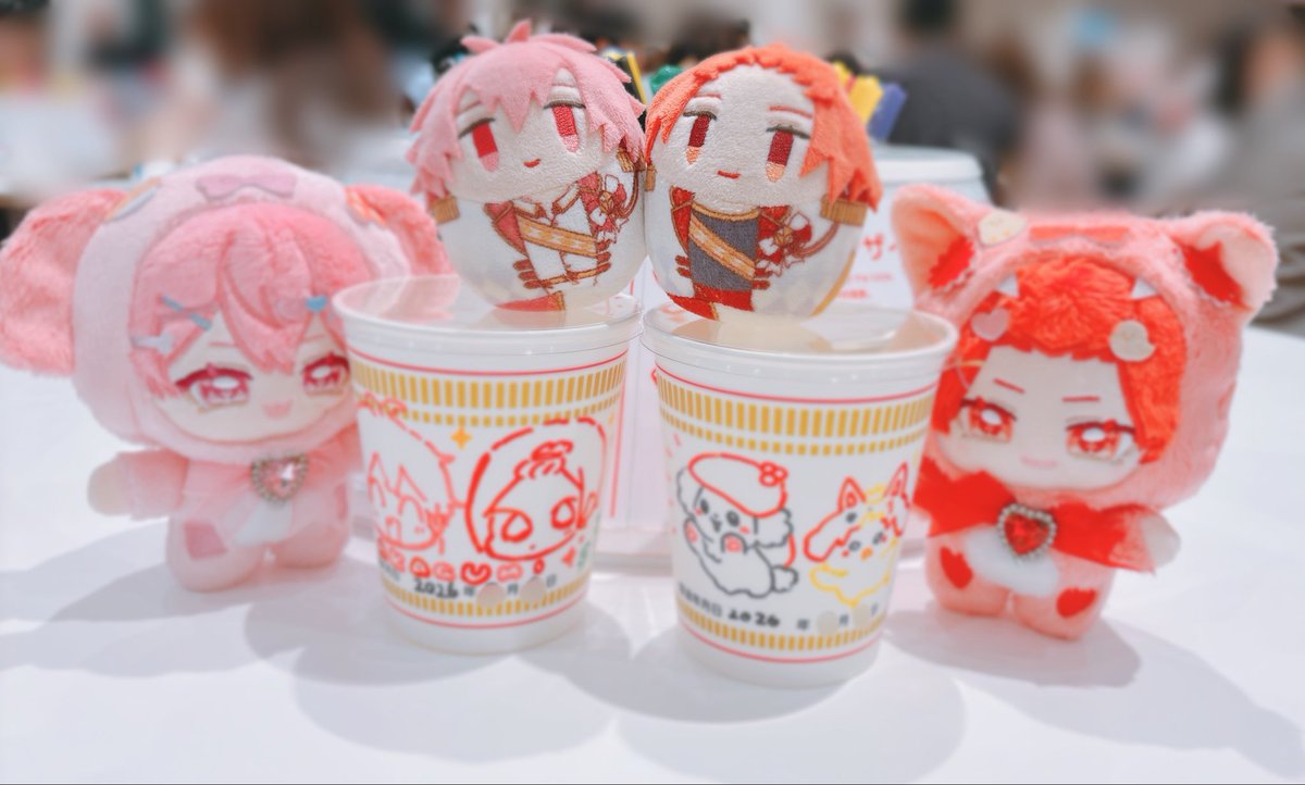 赤組カップラーメン👍🏻♥︎🍜