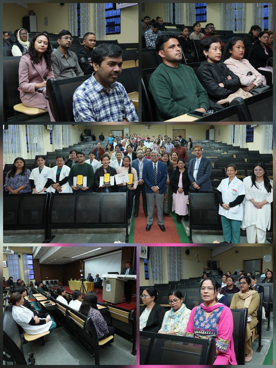 NEIGRIHMS_PRO's tweet photo. 5 May 2026 – Celebration of World Hand Hygiene Day - Winners of various competitions were felicitated by Director NEIGRIHMS. NEIGRIHMS is committed to improve health standards of society with awareness programs at community, schools &amp; hospital levels
#Actionsavelives
#MoHFW https://t.co/XKA3bOG15J
