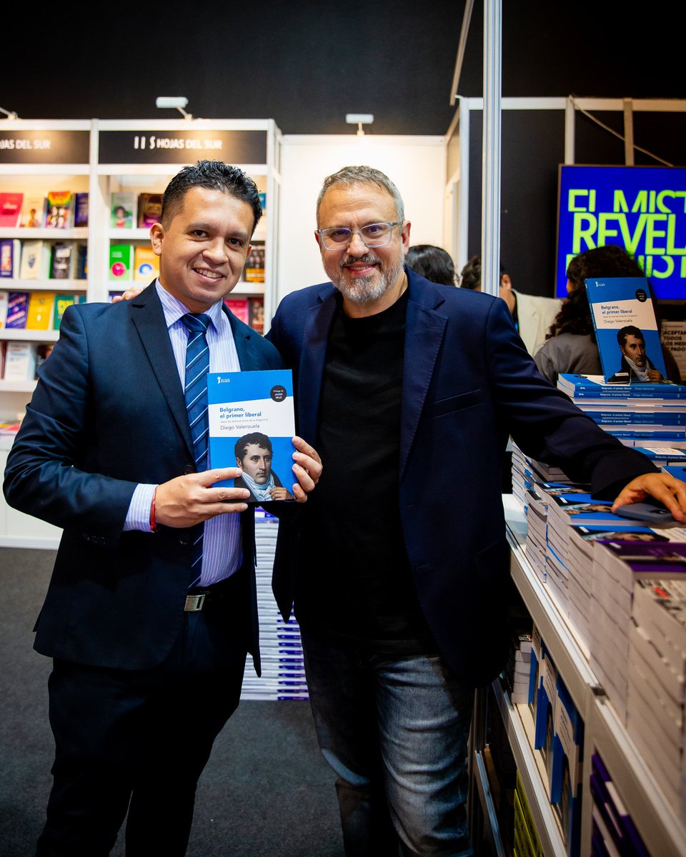 📖l Acompañando a Diego Valenzuela en el lanzamiento de su libro "Belgrano, el primer Liberal".
Excelente presentación con IA.