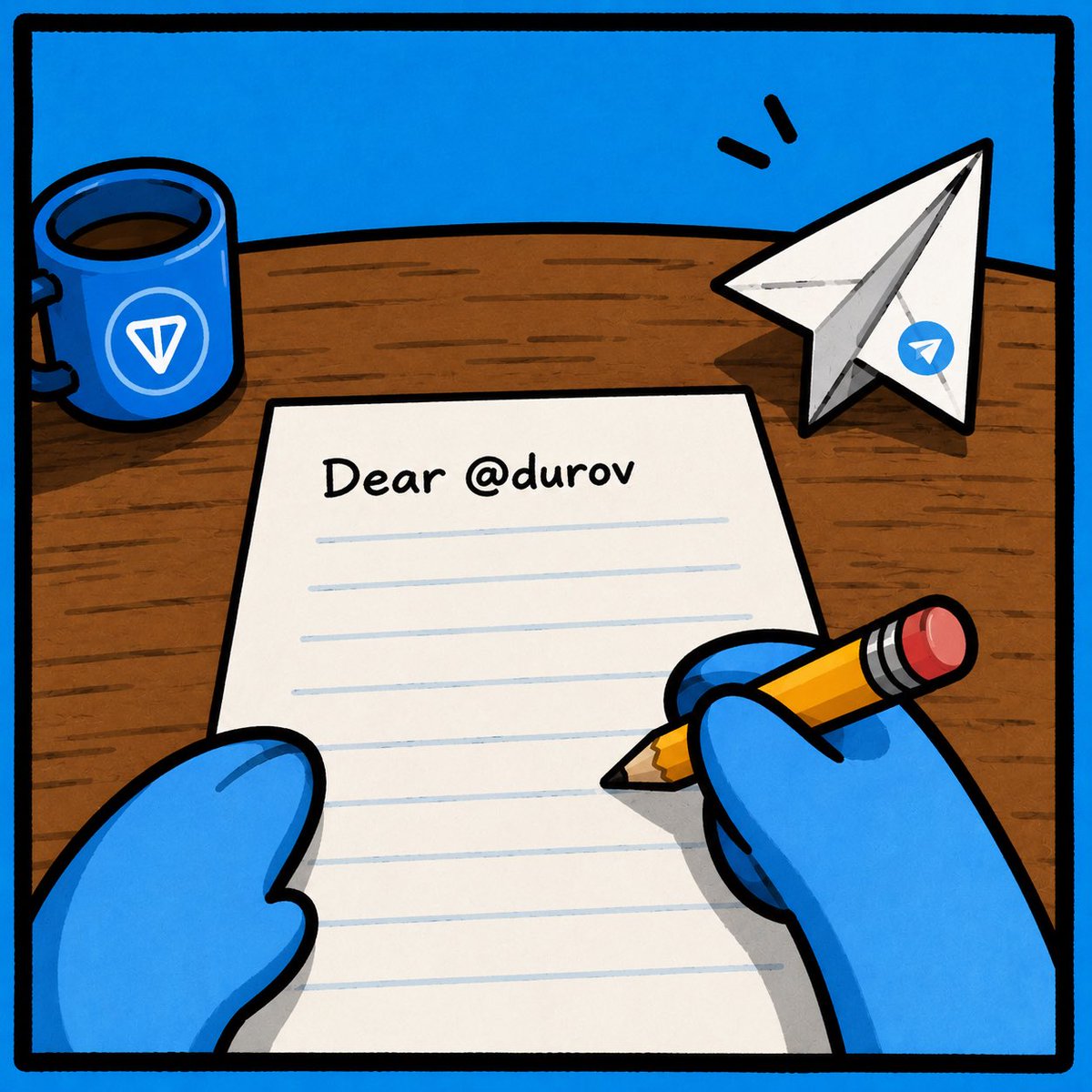 Dear <a href="/durov/">Pavel Durov</a> 🐟

3 years ago, TON DEXs slowly lost their liquidity, volume, and attention.

Communities disappeared.
Builders left.
Many people stopped believing TON could become a real on-chain economy.

Maybe the infrastructure simply wasn’t ready yet.

But recently, for the