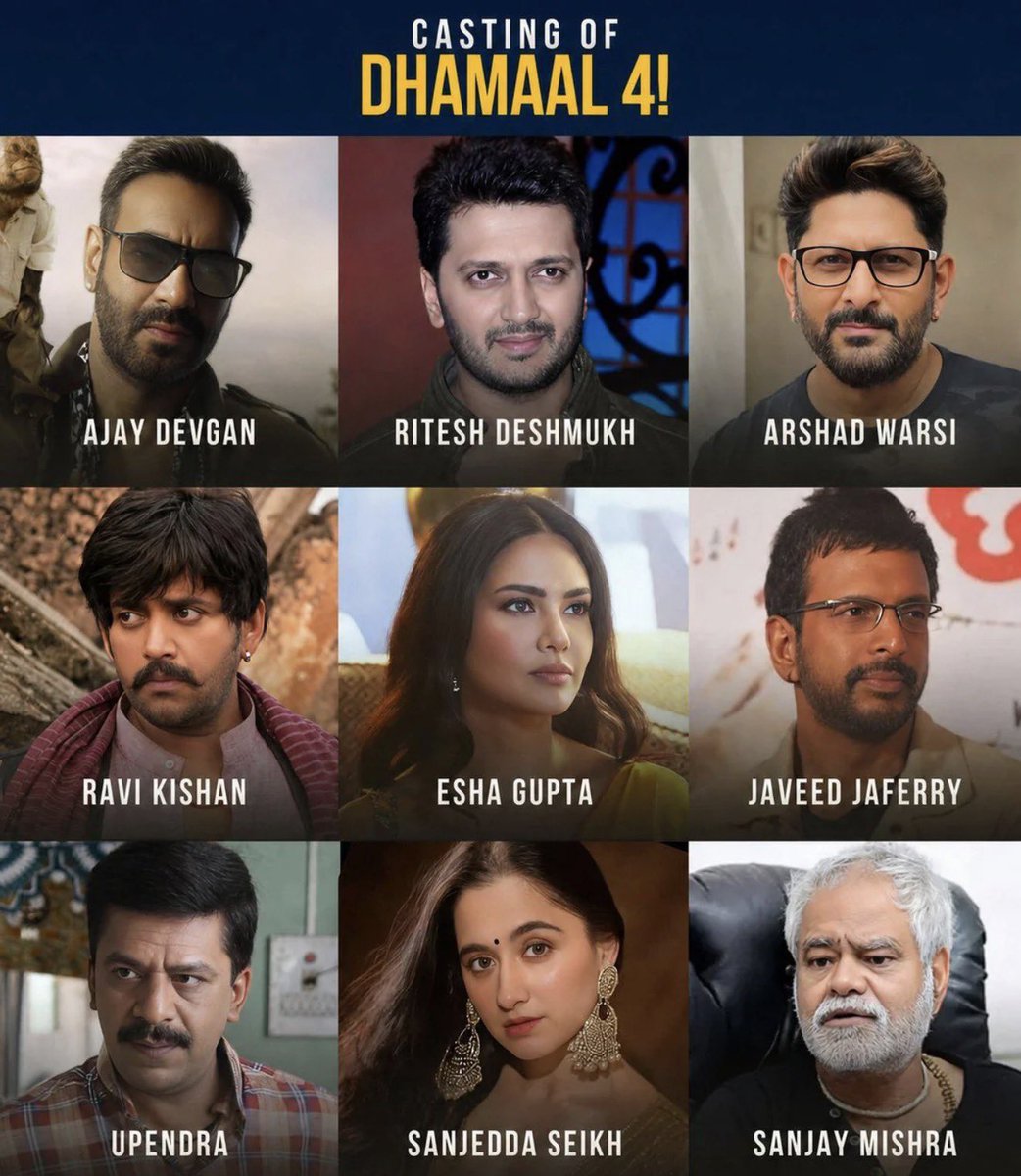 The Casting Of Dhamaal 4 is INSANE 🔥
