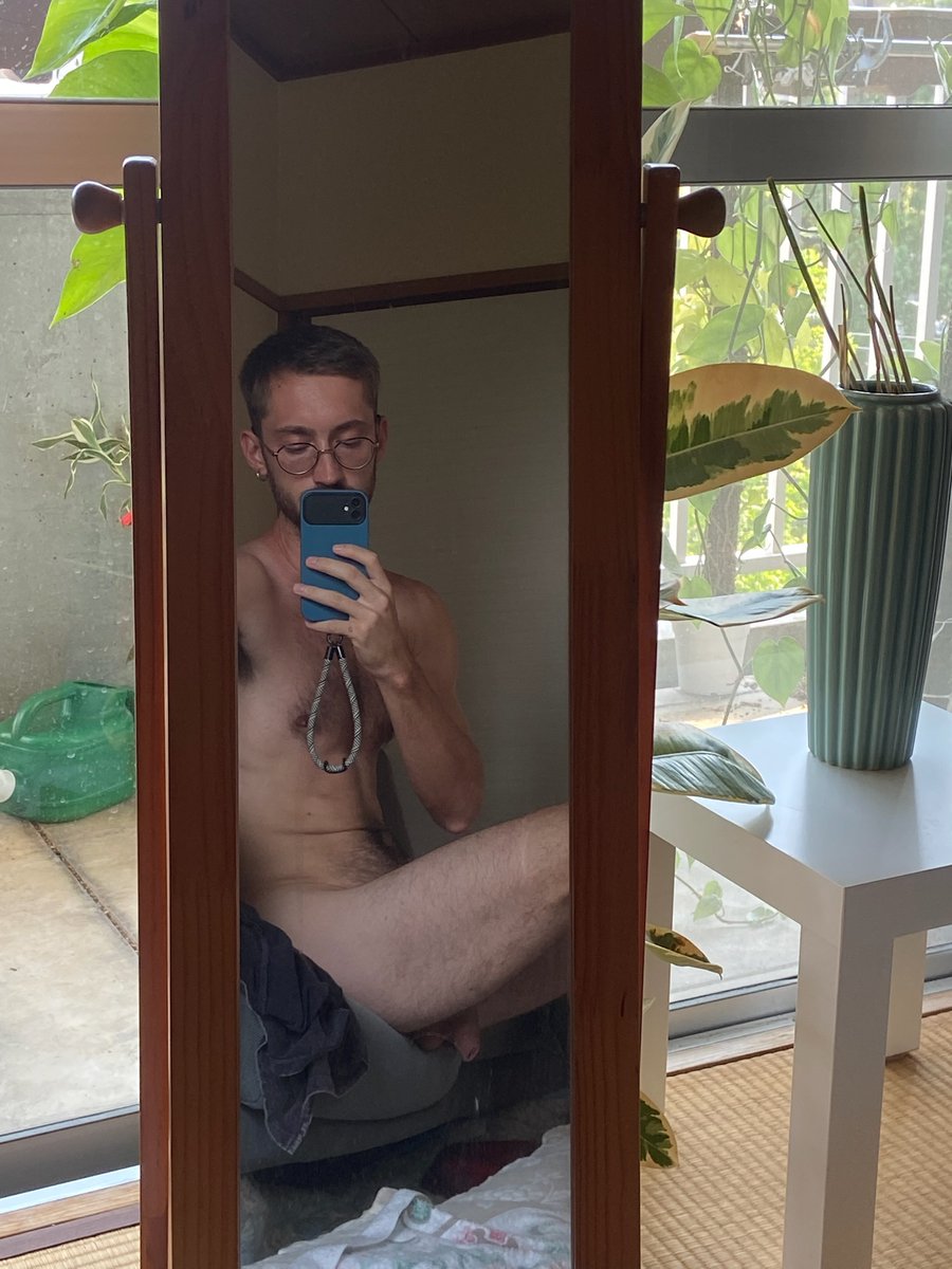 Glasses on, hairy chest and thick cock just hanging out…  Be honest — who’s weak for this exact combo? 🤔