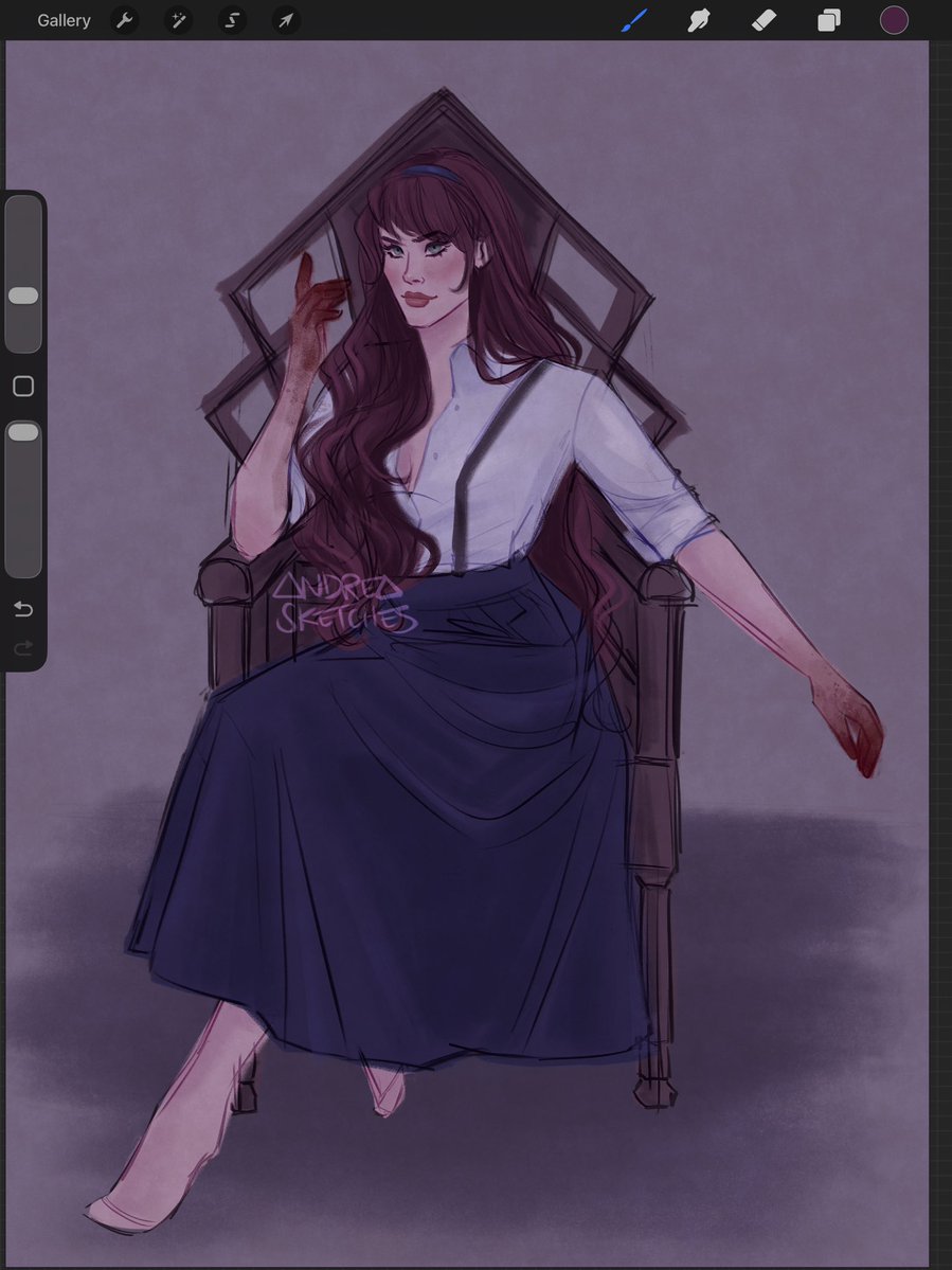 i’m a simple woman. i see devora wilde, i get the urge to draw clea dessendre.