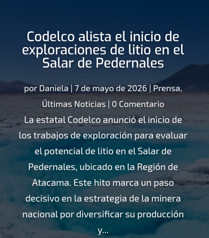 Sindicato Supervisores Minera Candelaria tweet media