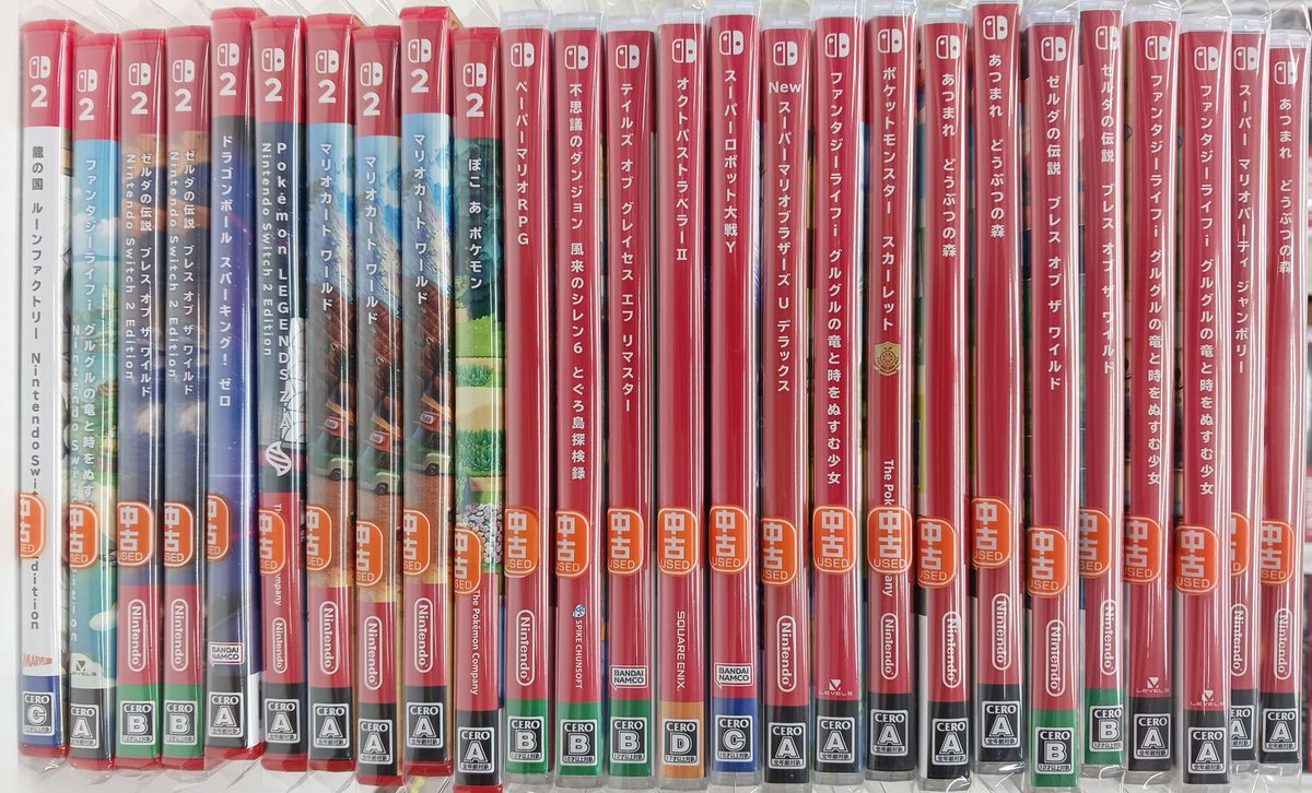 Switch2 #Switch スイッチシリーズのソフトをどどーん！とたくさんお