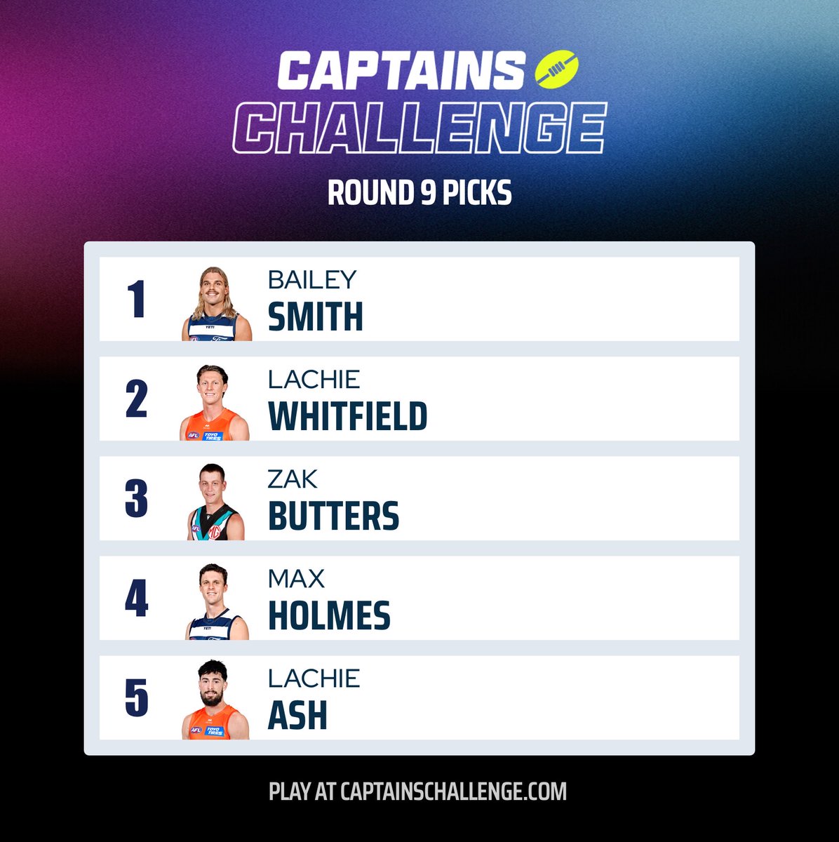 Fantasy Observer AFL tweet media