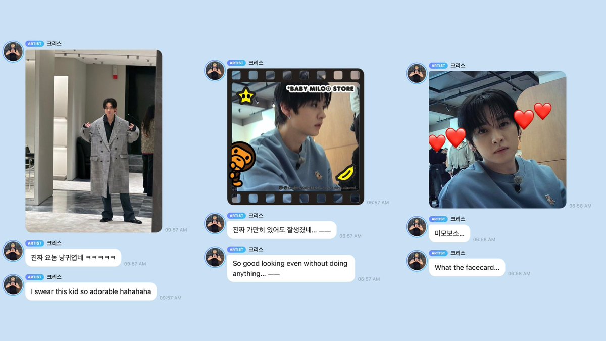 the way bang chan compliments lee know is so freaking adorable 😭