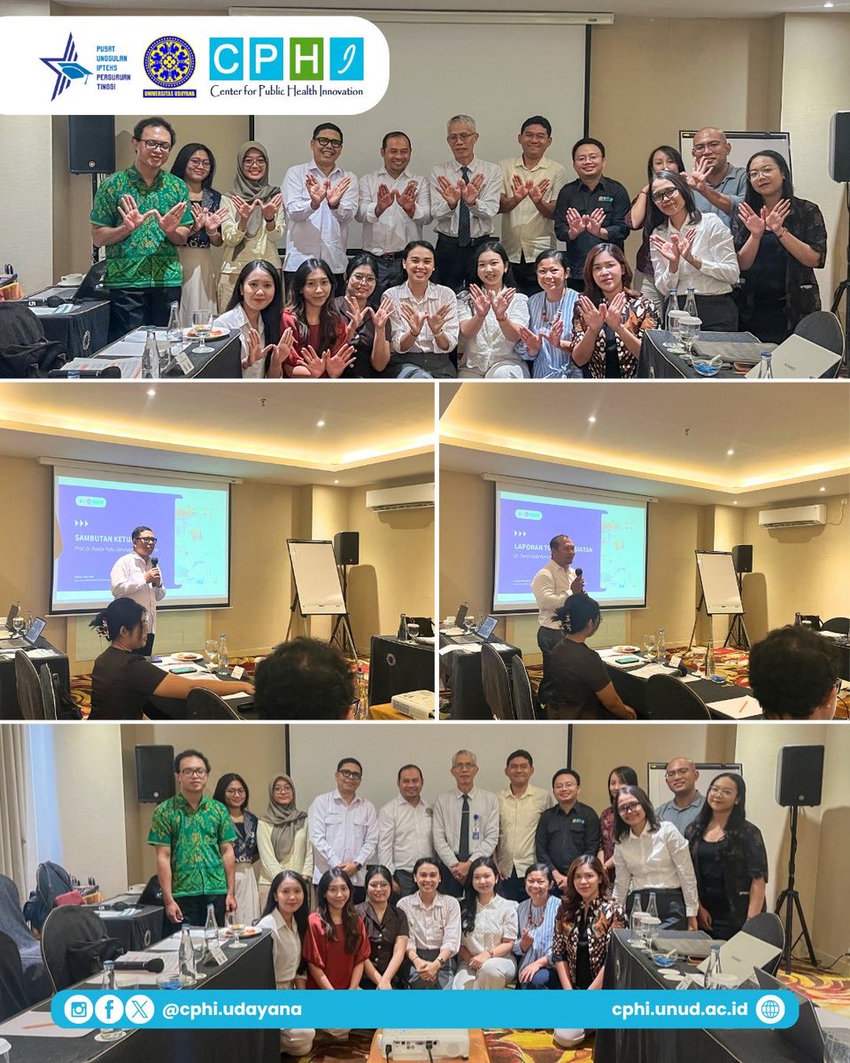 cphiudayana's tweet photo. PUI-PT Center for Public Health Innovation (CPHI) Universitas Udayana telah melaksanakan FGD Optimalisasi Aset dan Pengembangan Model Bisnis Fasilitas Wolbachia sebagai bagian dari upaya penguatan keberlanjutan program dan hilirisasi inovasi kesehatan masyarakat. https://t.co/7svbu9xS2I